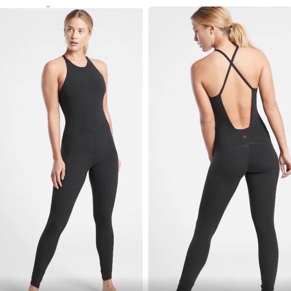 Athleta Pants - NWOT Athleta Pirouette Bodysuit Black small